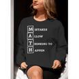 Mistakes Allow Thinking To Happen School Math Teacher Women Crewneck Sweatshirt, funny gift Mistakes Allow Thinking To Happen School Math Teacher Women Crewneck Sweatshirt, funny gift
