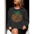 Music Notes Pumpkin Music Teacher Halloween Women Crewneck Sweatshirt, funny gift