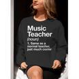 Music Teacher Definition Back To School First Day Women Crewneck Sweatshirt, funny gift Music Teacher Definition Back To School First Day Women Crewneck Sweatshirt, funny gift