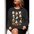 Music Teacher Orchestra Shirt Spooky Halloween Ghost Band Women Crewneck Sweatshirt, funny gift Music Teacher Orchestra Shirt Spooky Halloween Ghost Band Women Crewneck Sweatshirt, funny gift