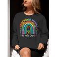 Musical Teacher Teaching Music Is My Jam Rainbow Tie Dye Women Crewneck Sweatshirt, funny gift Musical Teacher Teaching Music Is My Jam Rainbow Tie Dye Women Crewneck Sweatshirt, funny gift