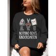 Nothing Beats Kindergarten Back To School Kid Teacher Women Crewneck Sweatshirt, funny gift
