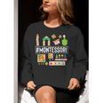 Novelty Montessori Studying Learning Schooling Teacher Love For Men Women Women Crewneck Sweatshirt, funny gift Novelty Montessori Studying Learning Schooling Teacher Love For Men Women Women Crewneck Sweatshirt, funny gift