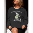 Off To Teach Preschool Pre-K Teacher Back To School Frog Women Crewneck Sweatshirt, funny gift