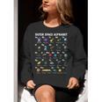 Outer Space Alphabet Kindergarten Teachers 1st Day Of School Women Crewneck Sweatshirt, funny gift Outer Space Alphabet Kindergarten Teachers 1st Day Of School Women Crewneck Sweatshirt, funny gift