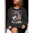 Overworked Underpaid Always Grading Teacher Women Crewneck Sweatshirt, funny gift