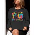 P Is For Preschool Tie Dye Back To School Teacher Men Women Girls Kids Women Crewneck Sweatshirt, funny gift