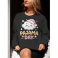 Pajama Day School Spirit Week Fun Cloud Teacher Women Crewneck Sweatshirt, funny gift