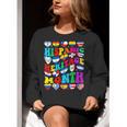 Hispanic Heritage Month 2025 Latino Puerto Rico Teacher Kids Women Crewneck Sweatshirt, funny gift