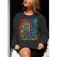 PE Teacher Phys Ed Tie Dye Physical Education Appreciation Women Crewneck Sweatshirt, Pe Teacher Sweatshirts, funny gift PE Teacher Phys Ed Tie Dye Physical Education Appreciation Women Crewneck Sweatshirt, Pe Teacher Sweatshirts, funny gift