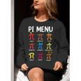 Pi Menu 314 Pi Symbol Math Teacher Happy Pi Day Women Crewneck Sweatshirt, funny gift Pi Menu 314 Pi Symbol Math Teacher Happy Pi Day Women Crewneck Sweatshirt, funny gift