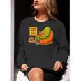 Pickle Reading Books Bookworm Teacher Librarian Kids Retro Women Crewneck Sweatshirt, funny gift Pickle Reading Books Bookworm Teacher Librarian Kids Retro Women Crewneck Sweatshirt, funny gift