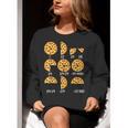 Pizza Slice Fraction Math Teacher Back To School Educational Women Crewneck Sweatshirt, funny gift
