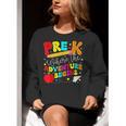 Pre-k Where The Adventure Begins First Day Of Prek Teacher Women Crewneck Sweatshirt, funny gift Pre-k Where The Adventure Begins First Day Of Prek Teacher Women Crewneck Sweatshirt, funny gift