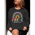 PreK Dream Team Leopard Rainbow Teacher Squad Back To School Women Crewneck Sweatshirt, funny gift PreK Dream Team Leopard Rainbow Teacher Squad Back To School Women Crewneck Sweatshirt, funny gift