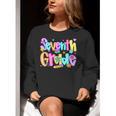 Preppy Seventh Grade Back To School 7th Grade Teachers Girls Women Crewneck Sweatshirt, funny gift Preppy Seventh Grade Back To School 7th Grade Teachers Girls Women Crewneck Sweatshirt, funny gift