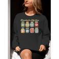 Preschool Is My Jam Retro Preschool Teacher Back To School Women Crewneck Sweatshirt, funny gift Preschool Is My Jam Retro Preschool Teacher Back To School Women Crewneck Sweatshirt, funny gift