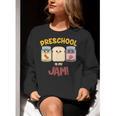 Preschool Is My Jam Teacher Shirt Women Crewneck Sweatshirt, funny gift Preschool Is My Jam Teacher Shirt Women Crewneck Sweatshirt, funny gift