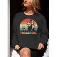 Preschool Panda Back To School Teacher Student Women Crewneck Sweatshirt, funny gift Preschool Panda Back To School Teacher Student Women Crewneck Sweatshirt, funny gift