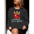 Pretend I'm A Pirate Teacher Apple Talk Like A Pirate Day Men Women Kids Women Crewneck Sweatshirt, funny gift Pretend I'm A Pirate Teacher Apple Talk Like A Pirate Day Men Women Kids Women Crewneck Sweatshirt, funny gift