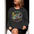 Progress Over Perfection Caterpillar Back To School Teacher Women Crewneck Sweatshirt, funny gift