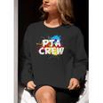 PTA Crew Back To School Volunteer Board Mom Parent Teacher Women Crewneck Sweatshirt, funny gift PTA Crew Back To School Volunteer Board Mom Parent Teacher Women Crewneck Sweatshirt, funny gift