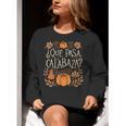 Que Pasa Calabaza Shirt Spanish Teacher Women Crewneck Sweatshirt, funny gift Que Pasa Calabaza Shirt Spanish Teacher Women Crewneck Sweatshirt, funny gift