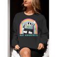 Rainbow AAC Awareness Month SPED Teacher SLP Communication Women Crewneck Sweatshirt, funny gift Rainbow AAC Awareness Month SPED Teacher SLP Communication Women Crewneck Sweatshirt, funny gift