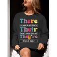 There Their They'Re English Teacher Grammar Memes Women Crewneck Sweatshirt, English Teacher Sweatshirts, funny gift There Their They'Re English Teacher Grammar Memes Women Crewneck Sweatshirt, English Teacher Sweatshirts, funny gift