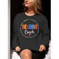 Reading Coach Teacher Interventionist Specialist Literacy Women Crewneck Sweatshirt, funny gift Reading Coach Teacher Interventionist Specialist Literacy Women Crewneck Sweatshirt, funny gift