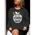 Real Superheroes Wear No Capes Teacher Design Teach Women Crewneck Sweatshirt, funny gift Real Superheroes Wear No Capes Teacher Design Teach Women Crewneck Sweatshirt, funny gift