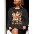 Retro Fall In Love With Learning Pumpkin Leaf Teacher Autumn Women Crewneck Sweatshirt, funny gift Retro Fall In Love With Learning Pumpkin Leaf Teacher Autumn Women Crewneck Sweatshirt, funny gift