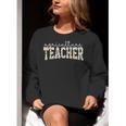 Retro Floral Agriculture Teacher Farmer AG Teacher Team Crew Women Crewneck Sweatshirt, funny gift Retro Floral Agriculture Teacher Farmer AG Teacher Team Crew Women Crewneck Sweatshirt, funny gift