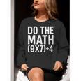 Retro Do The Math Teacher For Men Women Kid Boy Girl Women Crewneck Sweatshirt, funny gift