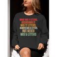 Riddle Wordplay Joke For Grammar Nerds And Teachers Women Crewneck Sweatshirt, funny gift