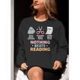 Rock Paper Scissors Teacher Librarian Nothing Beats Reading Women Crewneck Sweatshirt, funny gift Rock Paper Scissors Teacher Librarian Nothing Beats Reading Women Crewneck Sweatshirt, funny gift