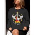 Rockin 50 Days Of School 50th Day Of School Teacher Student Men Women Girls Kids Women Crewneck Sweatshirt, funny gift