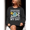 Rotation Of Earth Science Teacher Earth Day Men Women Women Crewneck Sweatshirt, Science Teacher Sweatshirts, funny gift Rotation Of Earth Science Teacher Earth Day Men Women Women Crewneck Sweatshirt, Science Teacher Sweatshirts, funny gift