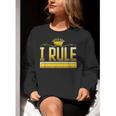 I Rule Math Ruler Mathematics Pun Math Teacher Men Women Girls Kids Women Crewneck Sweatshirt, funny gift I Rule Math Ruler Mathematics Pun Math Teacher Men Women Girls Kids Women Crewneck Sweatshirt, funny gift