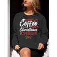 Running On Coffee And Christmas Cheer Lover Teacher For Men Women Kids Women Crewneck Sweatshirt, funny gift