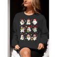 Santa Ghost Reading Books Christmas Library Teacher Women Crewneck Sweatshirt, funny gift Santa Ghost Reading Books Christmas Library Teacher Women Crewneck Sweatshirt, funny gift
