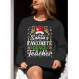 Santa's Favorite Dance Teacher Shirt Christmas Pajama Women Crewneck Sweatshirt, funny gift Santa's Favorite Dance Teacher Shirt Christmas Pajama Women Crewneck Sweatshirt, funny gift