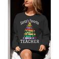 Santa's Favorite Teacher Idea For Christmas Teachers Women Crewneck Sweatshirt, funny gift Santa's Favorite Teacher Idea For Christmas Teachers Women Crewneck Sweatshirt, funny gift