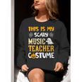This Is My Scary Music Teacher Halloween Costumes Pajama Women Crewneck Sweatshirt, funny gift This Is My Scary Music Teacher Halloween Costumes Pajama Women Crewneck Sweatshirt, funny gift