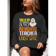 This Is My Scary Reading Teacher Costume Halloween School Women Crewneck Sweatshirt, funny gift This Is My Scary Reading Teacher Costume Halloween School Women Crewneck Sweatshirt, funny gift