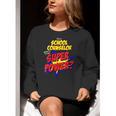 School Counselor Teacher Superhero Superpower Comic Book Women Crewneck Sweatshirt, funny gift School Counselor Teacher Superhero Superpower Comic Book Women Crewneck Sweatshirt, funny gift