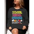 School Social Worker Teacher Caseworker Public Servant LSW Women Crewneck Sweatshirt, funny gift School Social Worker Teacher Caseworker Public Servant LSW Women Crewneck Sweatshirt, funny gift