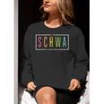 Schwa Teacher Reading Literacy For English Grammar Teachers Women Crewneck Sweatshirt, English Teacher Sweatshirts, funny gift Schwa Teacher Reading Literacy For English Grammar Teachers Women Crewneck Sweatshirt, English Teacher Sweatshirts, funny gift