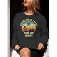 Science Doesn't Care What You Believe Science Teacher Men Women Kids Women Crewneck Sweatshirt, Science Teacher Sweatshirts, funny gift
