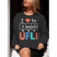 Science Of Reading I Love To Teach UFLI Teacher Literacy Women Crewneck Sweatshirt, Science Teacher Sweatshirts, funny gift Science Of Reading I Love To Teach UFLI Teacher Literacy Women Crewneck Sweatshirt, Science Teacher Sweatshirts, funny gift